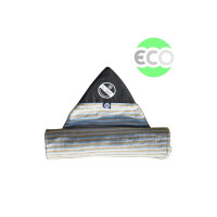 SURFGANICO Eco Surfboard Sock 6.0 Fish Shortboard beige blue striped