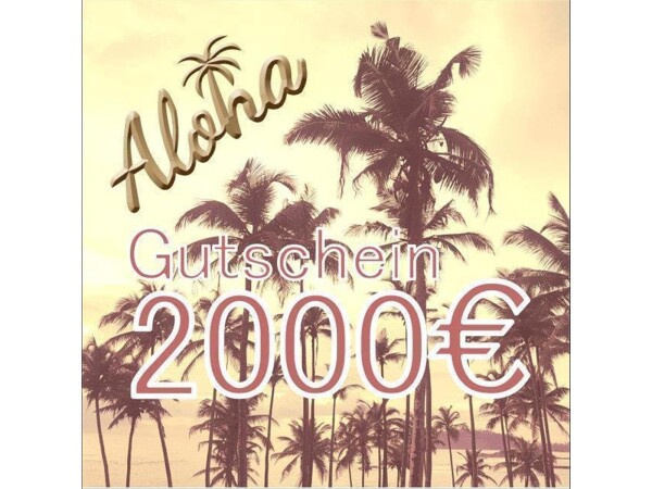 Gift Certificate 2000€