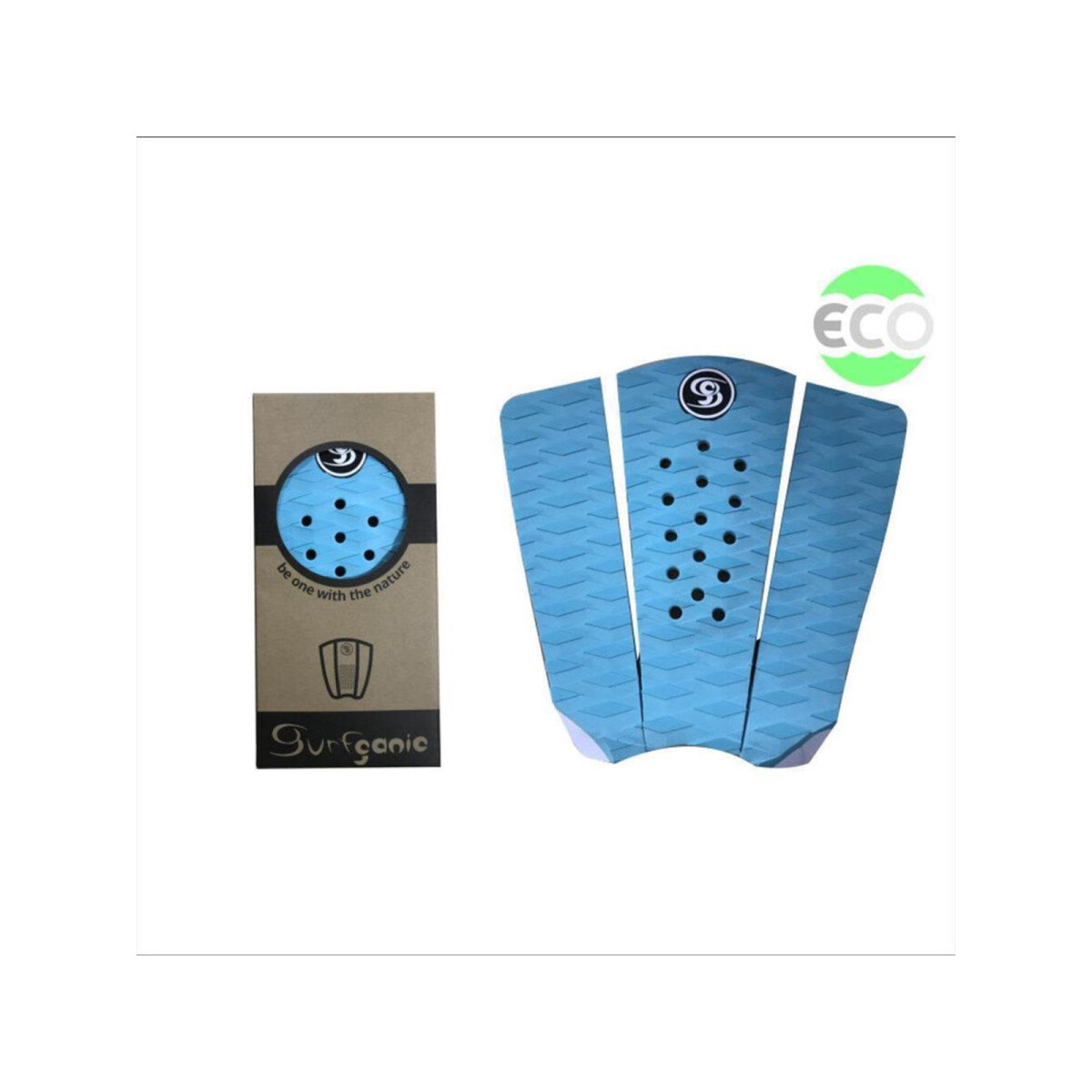 Surfganic Premium Eco Surfboard Grip Tail Traction Pad...